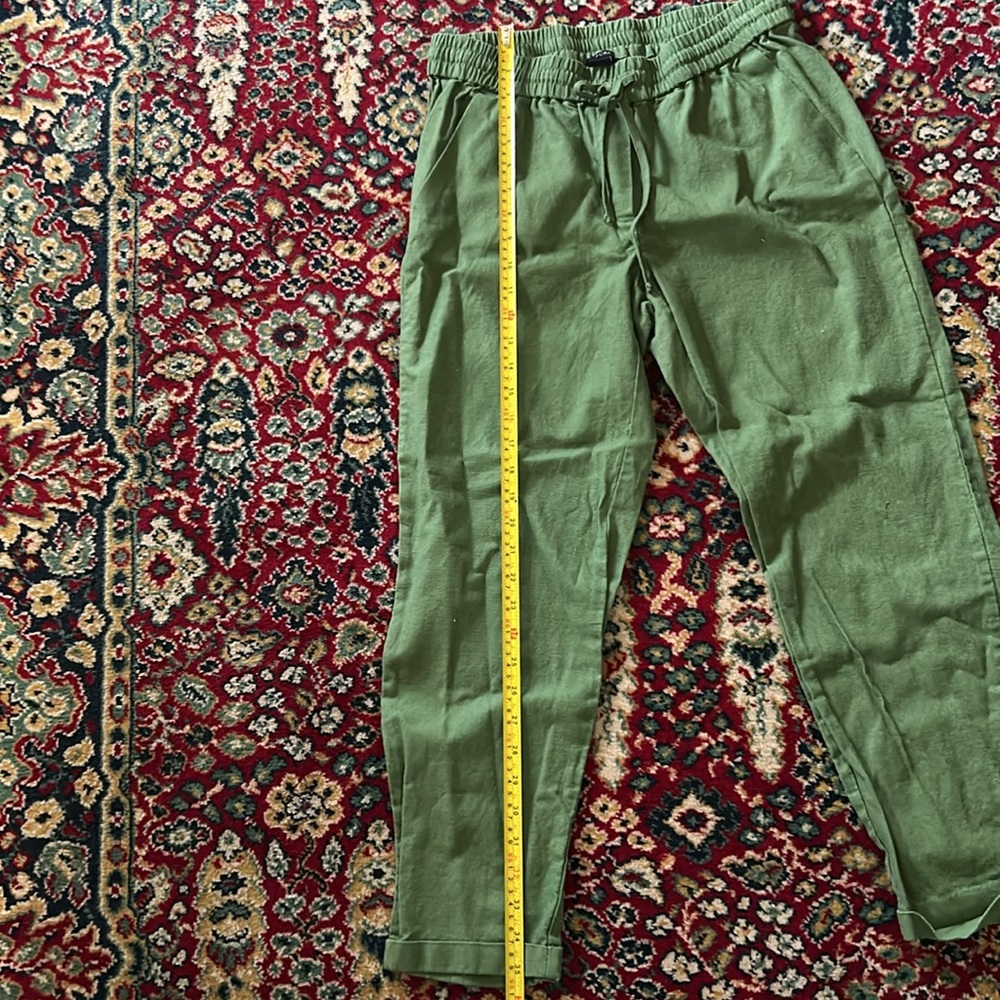 J. Crew Utility Green Drawstring Pull On Pant - image 6
